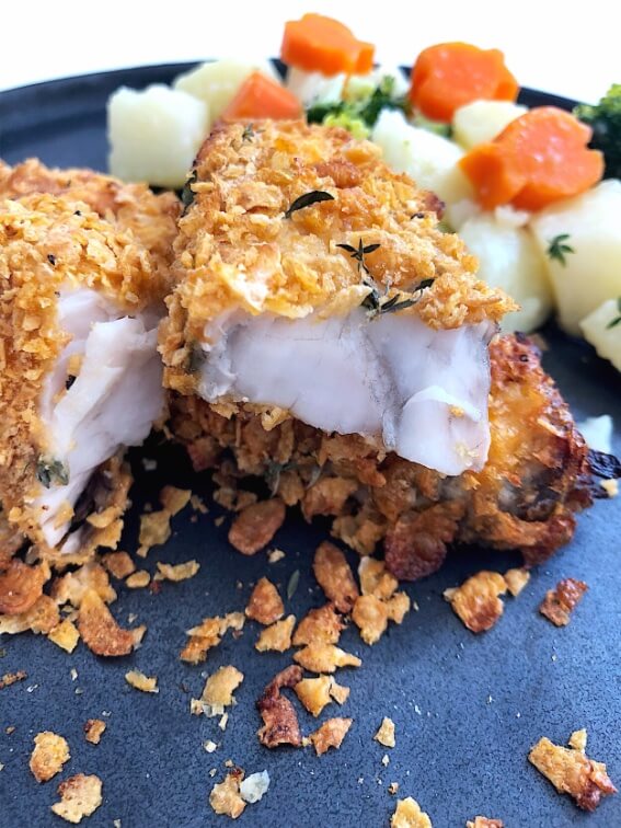 Kühlbarra: Crispy Baked Cornflake-Crusted Barramundi